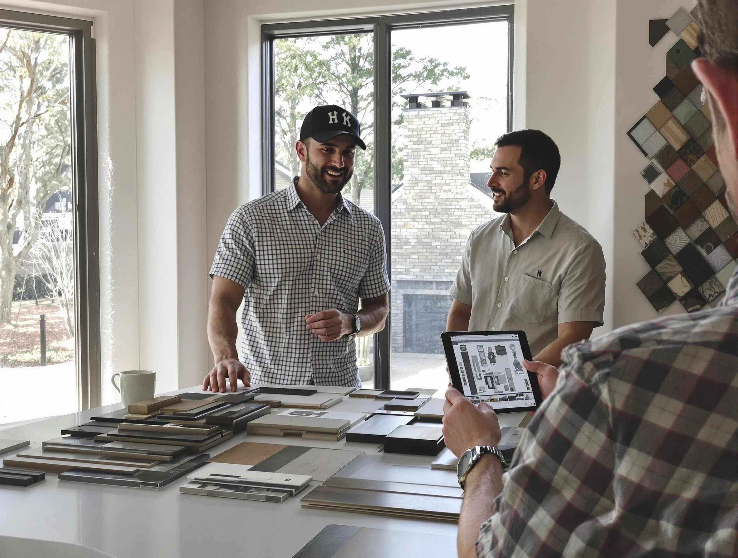 Mustang Chimney Sweep remodeling a chimney and fireplace in Mustang, OK