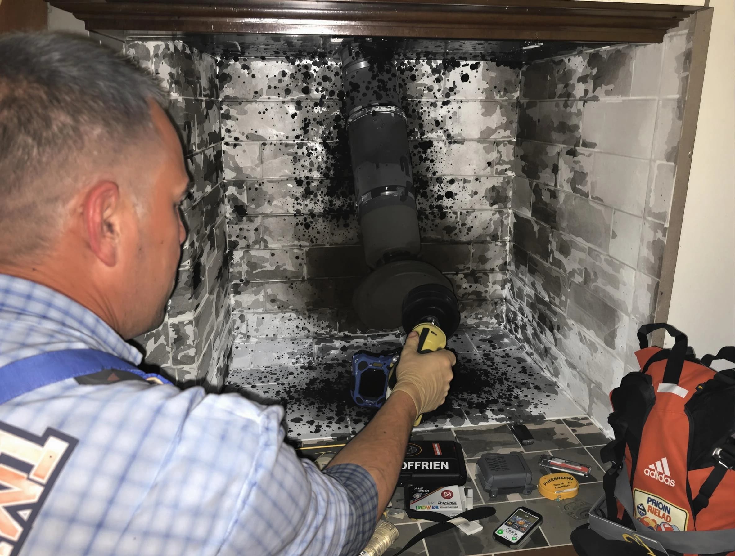 Creosote removal service by Mustang Chimney Sweep in Mustang, OK