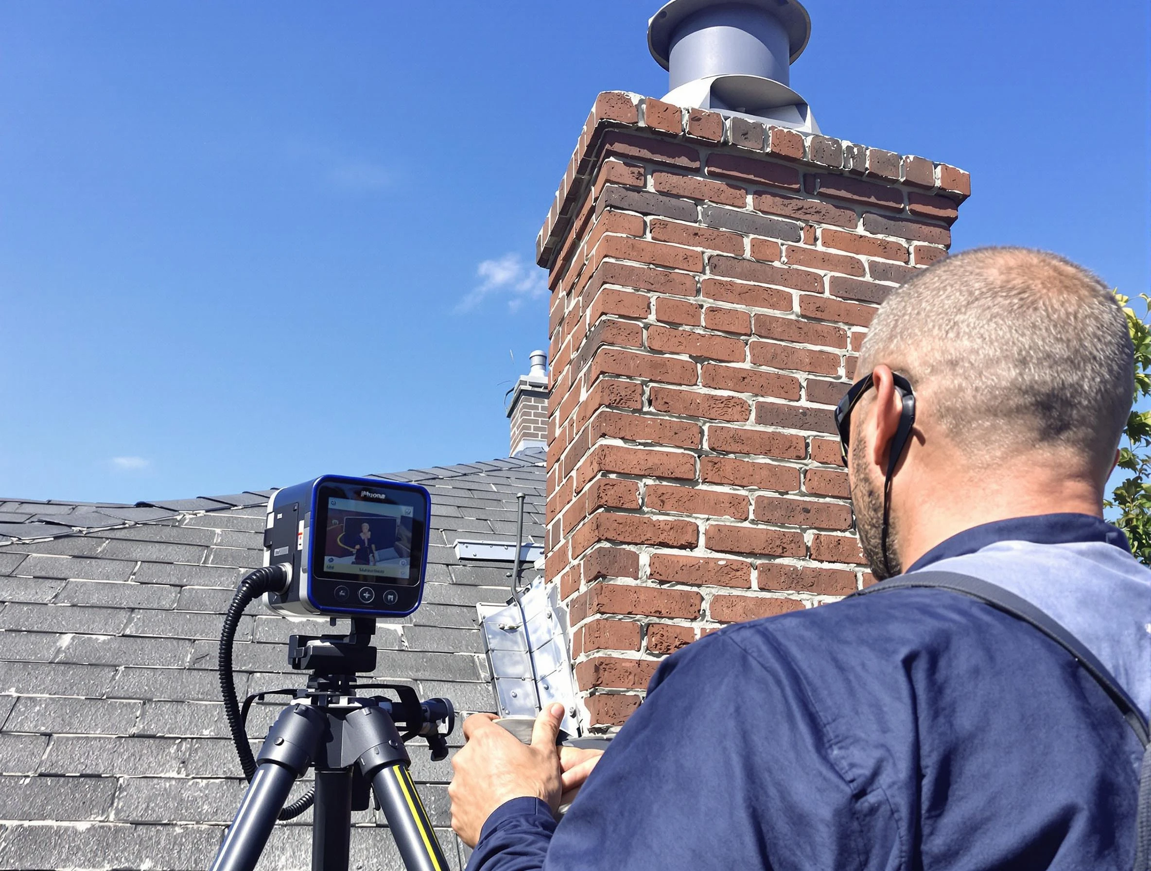Chimney Inspection in Mustang