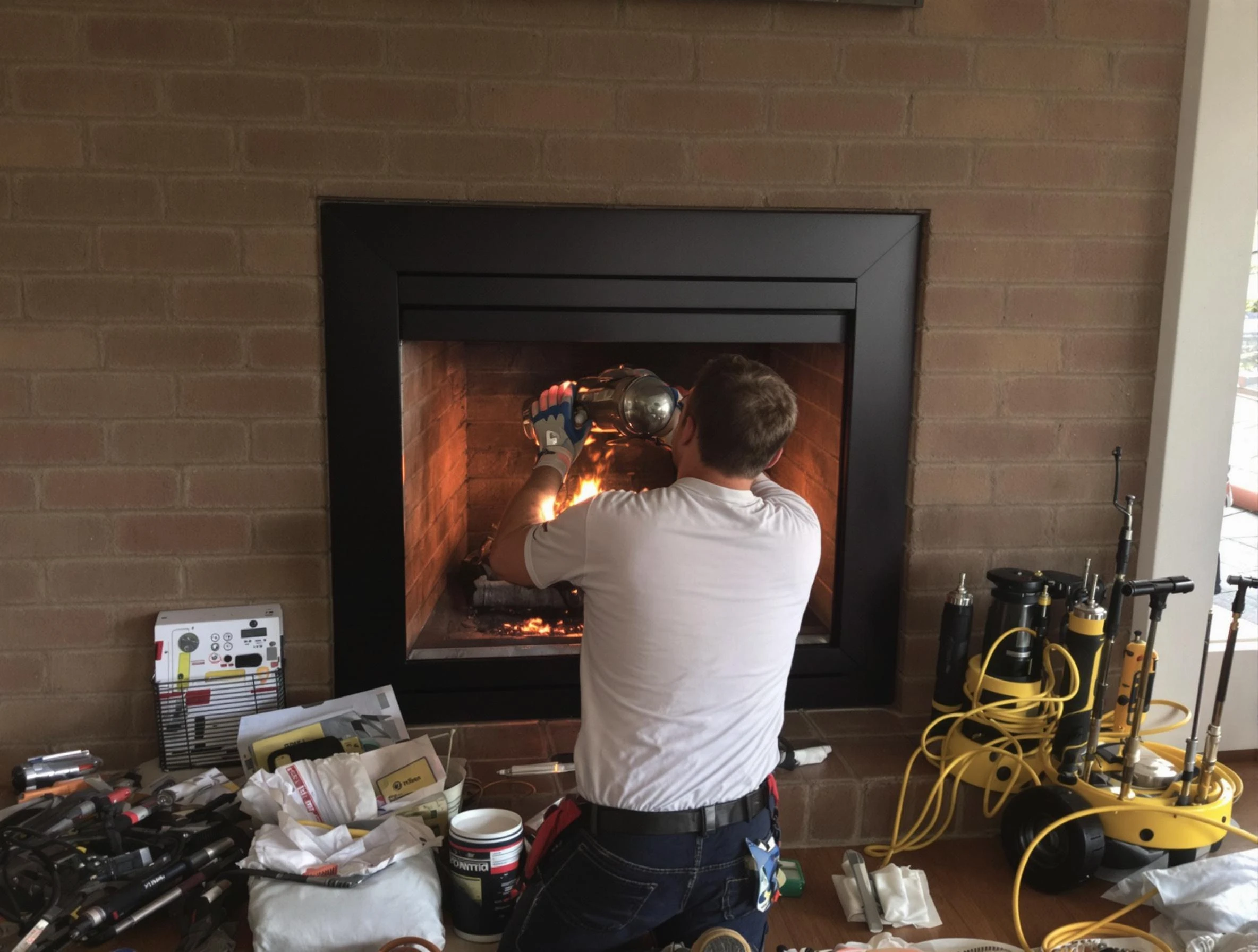 Chimney Liner Services in Mustang